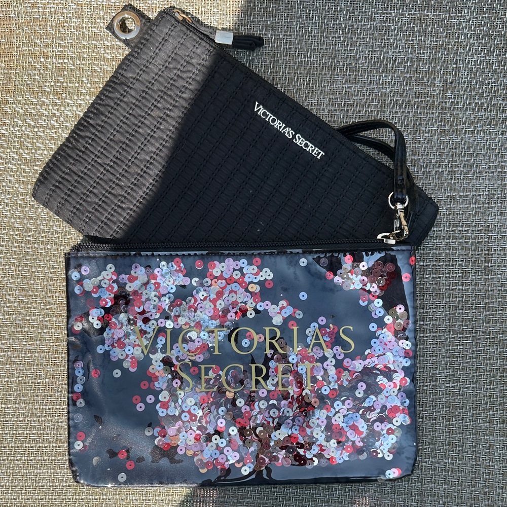 2 Victoria Secrets makeup bags